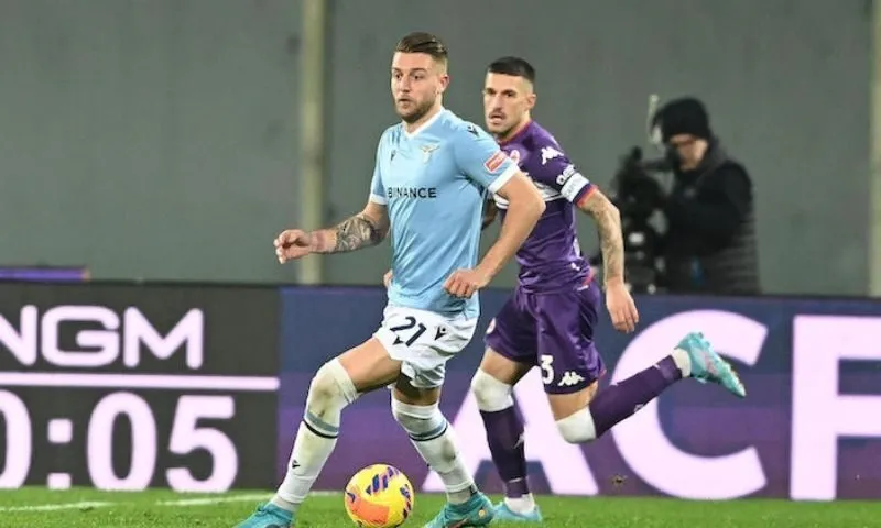 Cập nhật bảng xếp hạng Lazio gặp Fiorentina hiện tại